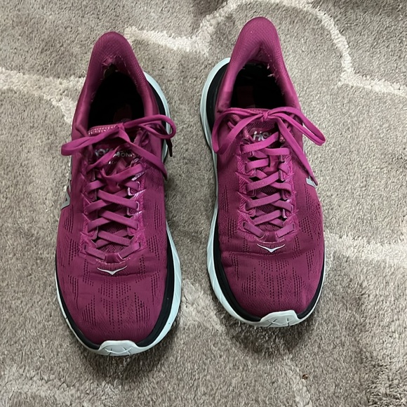 Hoka one one Mach 4 festival fuchsia & black running sneaker Size 8.5B - Picture 6 of 17